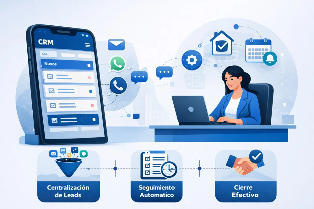 Cómo una inmobiliaria puede dejar de perder leads con un CRM